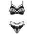 Obsessive - ensemble soutien-gorge à sangles - noir