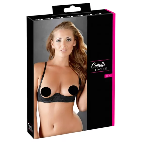 Cottelli - Soutien-gorge balconnet - basique - noir - 75B