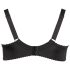 Cottelli - soutien-gorge demi-bonnets grande taille - dentelle noire