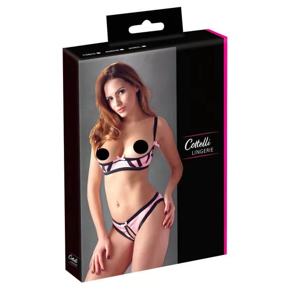Cottelli - ensemble soutien-gorge bande rayé - 85B/L