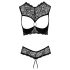 Cottelli - ensemble soutien-gorge ouvert - noir