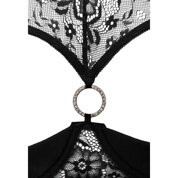 Cottelli - ensemble soutien-gorge ouvert - noir - 80B/M