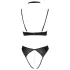 Cottelli - soutien-gorge balconnet en dentelle avec tour de cou - noir