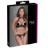 Cottelli - soutien-gorge balconnet en dentelle avec tour de cou - noir - 80B/M