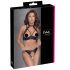 Cottelli - Ensemble rehausse-sein en dentelle à col (noir) - 85B/L