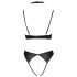Cottelli - Ensemble rehausse-sein en dentelle à col (noir) - 85B/L