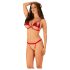 Obsessive Rubinesa - ensemble lingerie sexy - dentelle rouge
