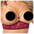 Abierta Fina - soutien-gorge ouvert avec chaînes - ensemble - rouge - M