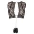 Cottelli Bondage - ensemble lingerie dentelle 4 pièces noir