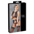 Cottelli Bondage - ensemble lingerie dentelle 4 pièces noir - M
