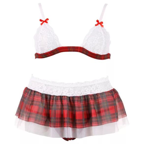Cottelli - Costume écolière sexy - ensemble soutien-gorge