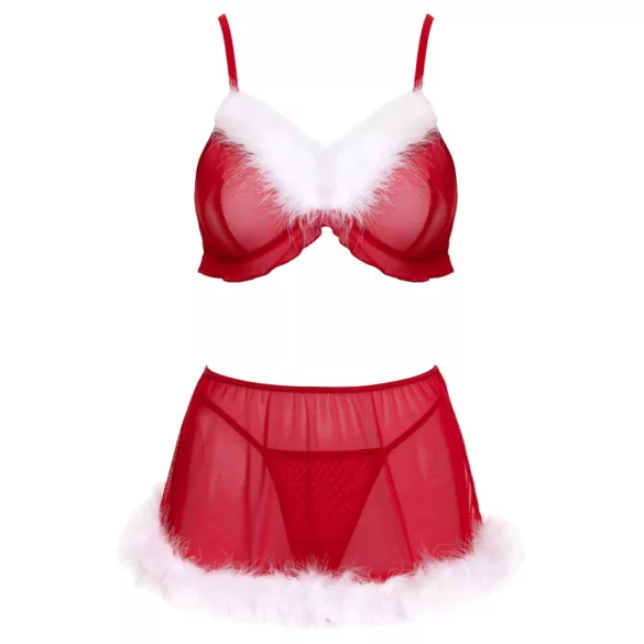 Ensemble lingerie de Noël Cottelli (rouge)