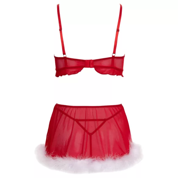 Ensemble lingerie de Noël Cottelli (rouge)