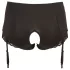 Cottelli Plus Size - Culotte ouverte avec porte-jarretelles (noir) - 4XL