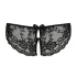 Cottelli - culotte ouverte femme dentelle nœud - noir - L