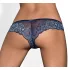 Obsessive Auroria - culotte femme brodée avec nœud - bleu
