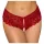 Cottelli - culotte ouverte en dentelle - rouge - L