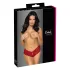 Cottelli - culotte ouverte en dentelle - rouge - L