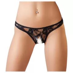 Cottelli - String sexy femme - dentelle noire