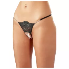 Cottelli - fleur scintillante - string ouvert - M/L