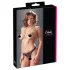 Cottelli - String ouvert avec perles - dentelle noire