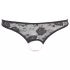 Cottelli - String ouvert avec perles - dentelle noire - XL