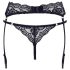 Cottelli - porte-jarretelles en dentelle et string - noir - M