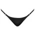 Noir - string femme effet brillant - noir - L/XL