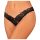 Obsessive Donna Dream - culotte en dentelle ouverte (noir) - M/L
