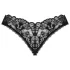 Obsessive - string ouvert dentelle - noir - M/L