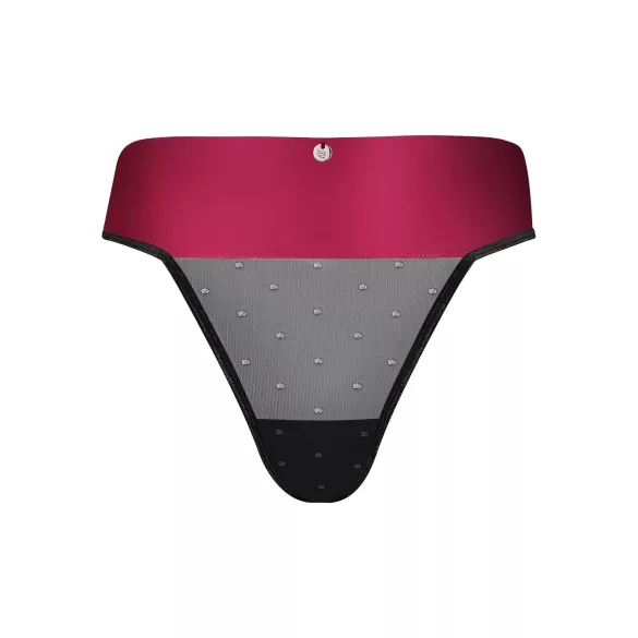 Obsessive - string sexy - nœud décoratif - rouge - L/XL