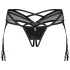 Obsessive Dominna - porte-jarretelles à lanières - noir - L/XL