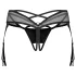 Obsessive Dominna - porte-jarretelles à lanières - noir - L/XL