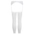 NO:XQSE - Ensemble porte-jarretelles en dentelle - blanc