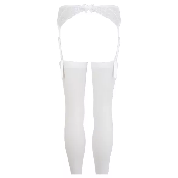 NO:XQSE - Ensemble porte-jarretelles en dentelle - blanc - M/L