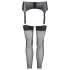 NO:XQSE - Ensemble porte-jarretelles effet brillant - M