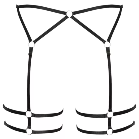 Cottelli - string femme fine - noir