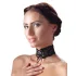 Cottelli - Collier large dentelle à lacets - noir