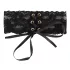 Cottelli - Collier large dentelle à lacets - noir