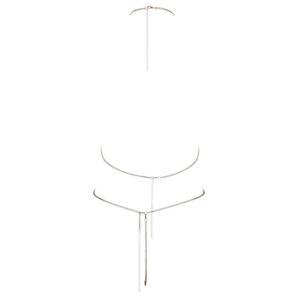 Cottelli - Bikini chaîne strass - argenté