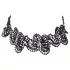Cottelli - collier tour de cou dentelle perles - noir