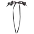 Cottelli - collier tour de cou dentelle perles - noir