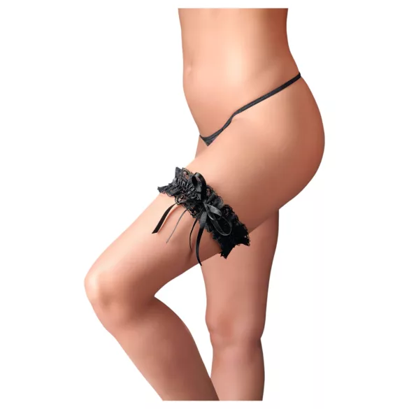 Cottelli - Porte-jarretelles dentelle - noir - taille S-L