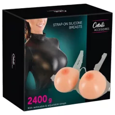 Cottelli - seins siliconés push-up amovibles - 2x1200g