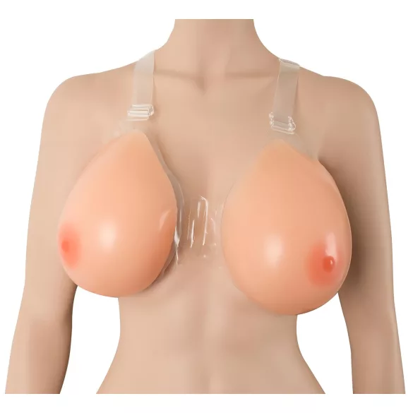 Cottelli - seins siliconés push-up amovibles - 2x1200g