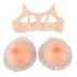 Cottelli - seins push-up en silicone avec soutien-gorge - 2x1000g