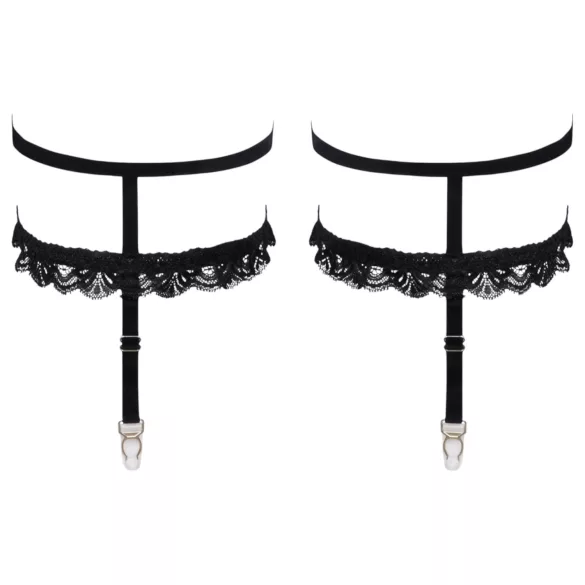 Cottelli - jarretière décorative - noir