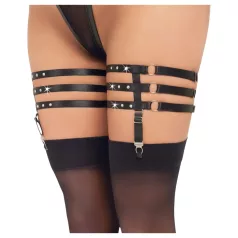 Cottelli - porte-jarretelles effet cuir - noir