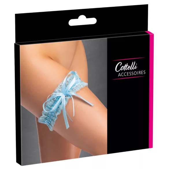 Cottelli - jarretière de mariée bleue - S-L