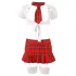 Cottelli - Costume écolière sexy - 5 pièces - L